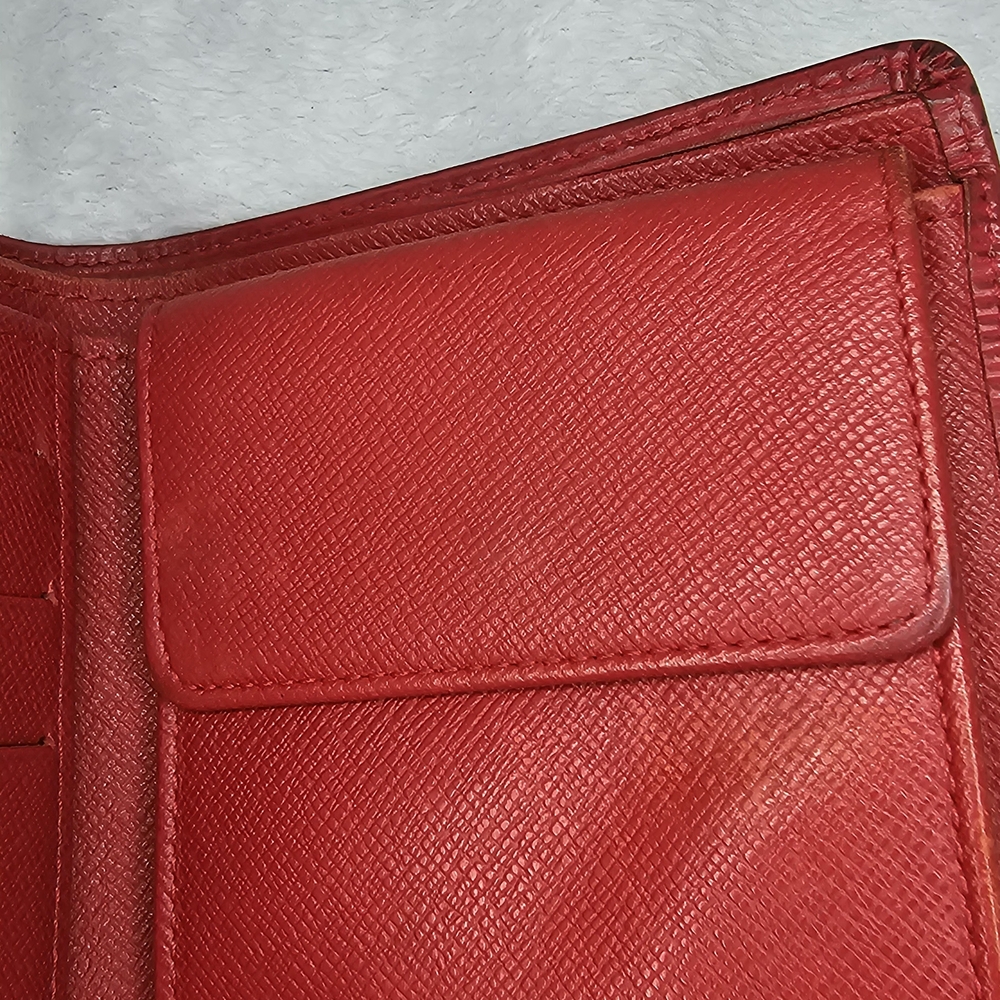 Louis Vuitton Red Epi Wallet - Picture 8 of 12